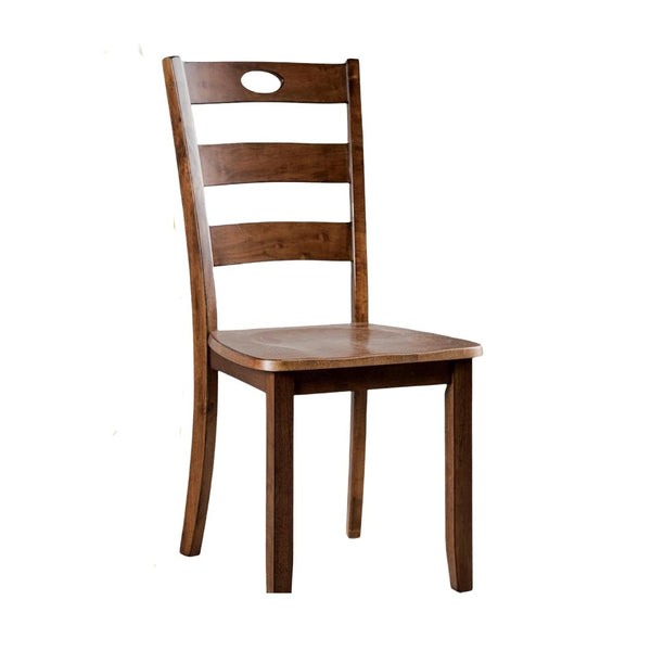 English Elm Transitional Counter Height 3pc Dining Set with USB Charging, Storage Shelves & Padded Seats Walnut 42 L x 41 W x 13 H B2741P381507