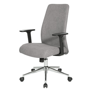 OSP Home Furnishings Evanston Office Chair Fog