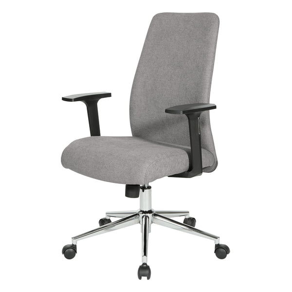 OSP Home Furnishings Evanston Office Chair Fog