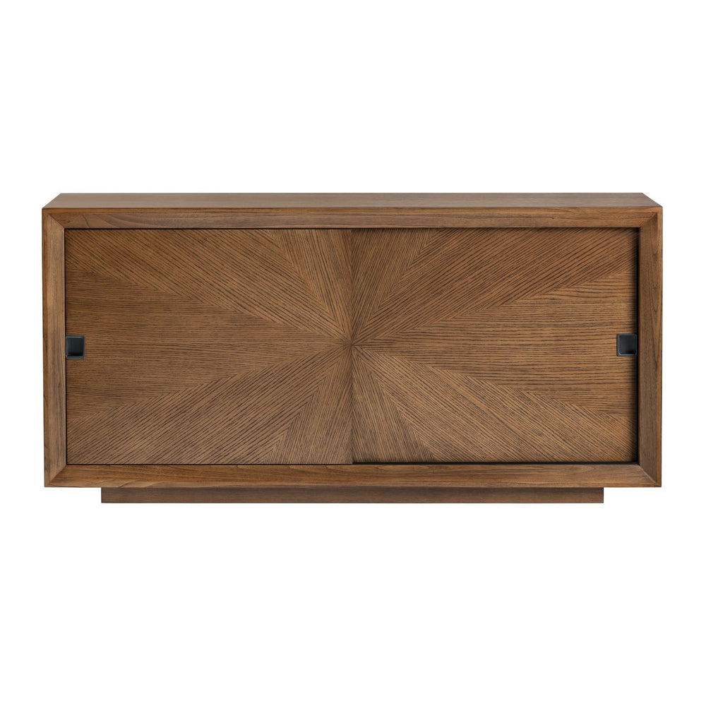 Crestview Collection Transitional Sideboard: Premium Mindi Wood Tv Stand With Adjustable Shelves & Cord Management Solutions Brown Solid Wood Cvfdr1160