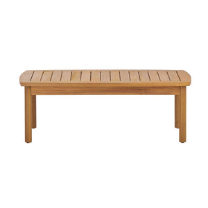 English Elm 4-piece Outdoor Seating Set Solid Acacia Wood Woven Rope Resort Patio Lounge N768P381012L_2_N768P381013L