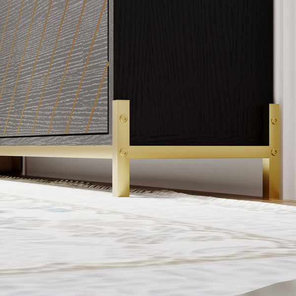 English Elm shoe cabinet Rustic Herringbone Flip Drawer Organizer — Narrow MDF Shoe Rack, Dust‑Proof, 50.1"x16.7" W2227P207764