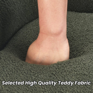 English Elm Kitchen Mid-Century Dining Chairs Set of 2 with Rattan Backrest, Cantilever Aluminum Legs, 300lb Capacity Green T3623P408498