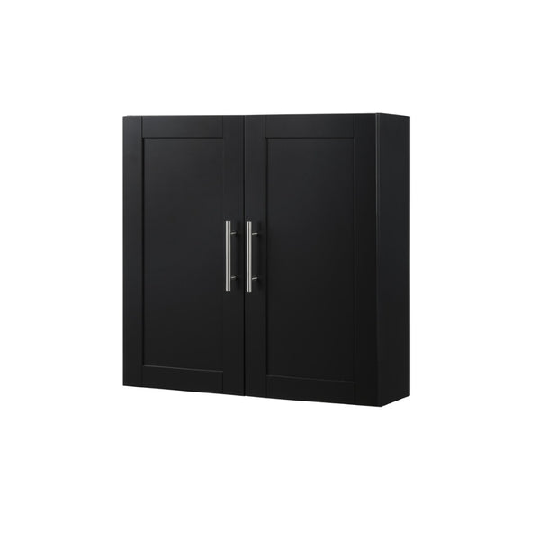 English Elm Wood Hanging Cabinet With Sleek Beadboard Design, Adjustable Shelves & Durable Storage Solution W914P292871-GIGA