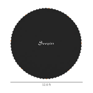 English Elm Soozier 14 Foot Round Trampoline Replacement Mat Uv Polypropylene 80 V-rings W2225P200523