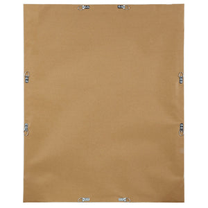 JLA Home INK+IVY - Textured Sculptural Framed Carved Resin Wall Art 26.75"x32.75" Abstract Paths Collide Relief, Weathered Frame II95B-0159