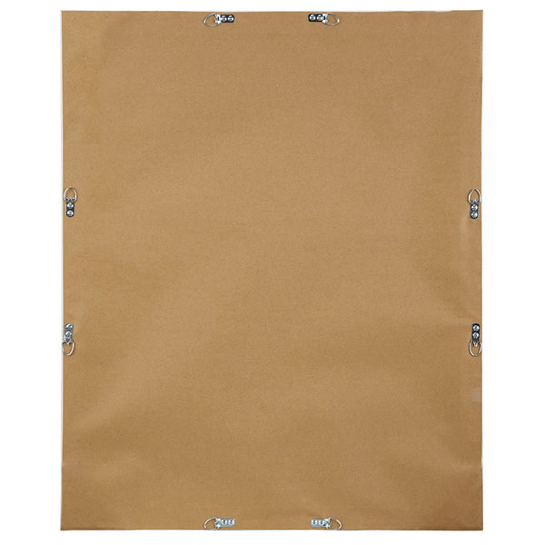 JLA Home INK+IVY - Textured Sculptural Framed Carved Resin Wall Art 26.75"x32.75" Abstract Paths Collide Relief, Weathered Frame II95B-0159