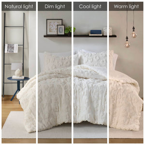 English Elm Animal Chenille Comforter Set For King/Cal King Beds - Soft, Cozy, And Easy-Care Bedding Essentials B035P294494