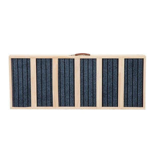English Elm 39" Folding Pinewood Pet Ramp with Non-slip Surface and Adjustable Height for Dogs W2181P357575
