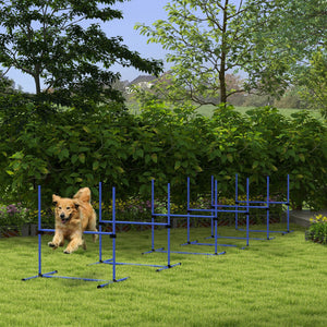 English Elm PawHut 63" 6-Tier Small Animal Habitat with Hammock, Heavy-Duty Steel Cage, Wheels & Removable Tray Blue W2225P217632