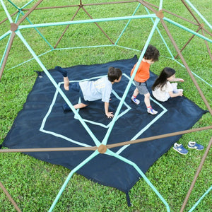 English Elm 13ft Geodesic Steel Climbing Dome with Hammock Holds 7 Kids Rust Proof Outdoor N710P345669E