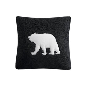 English Elm 4-piece King Sherpa Reverse Comforter Set with Hypoallergenic Fill for Bold Bedrooms B035P408272