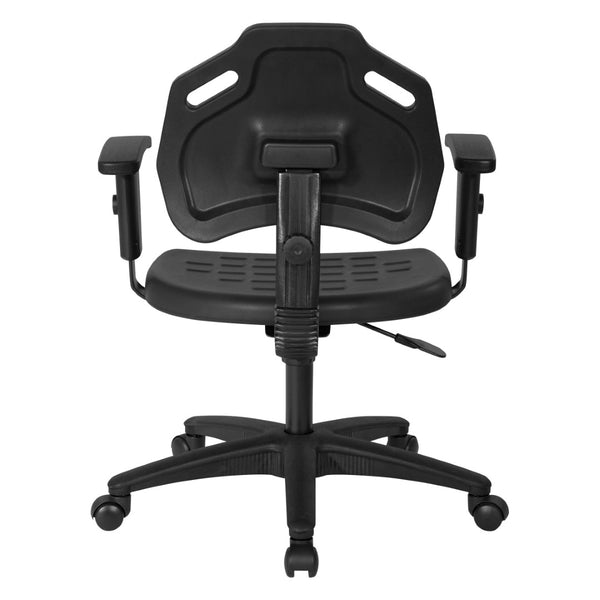 OSP Home Furnishings Self-skinned Urethane Task Chair with Lumbar Support and Pneumatic Height Adjustment KH813137