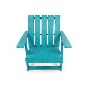 English Elm Shoreline Recycled Hdpe Folding Adirondack Chair Fully Assembled Modern Patio Seating Teal B2745P409681