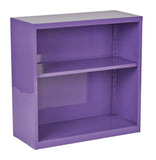 OSP Home Furnishings Metal Bookcase Purple