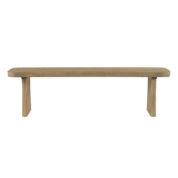 English Elm Indoor Solid Pine Dining Bench Seats Three Adults Farmhouse Style Kitchen Seating N779P329133B