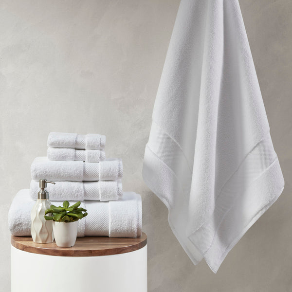 JLA Home Madison Park Signature - 1000gsm Premium 6-Piece Cotton Towel Set – Spa-Soft, Ultra-Absorbent, OEKO-TEX Certified Luxury MPS73-434