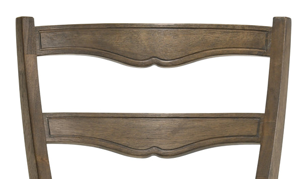 English Elm Parfield 7-Piece Weathered Oak Dining Set with Durable Solid Wood Chairs and Sturdy 88" Table Light Brown,Oak 42 L x 22 W x 14 H B2726S00242