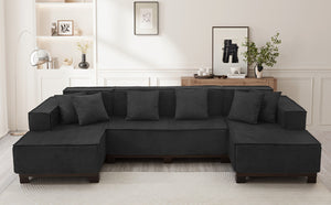 English Elm Swivel Barrel Accent Chair Chenille Tufted Round Club Seat for Living Room Lounge Black N719S002220B