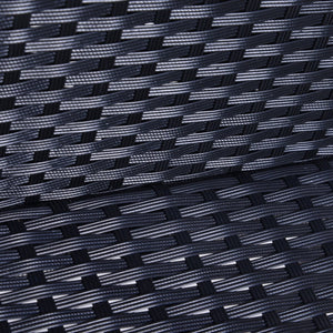 English Elm Outsunny 3-Piece Rattan Bar Set With Glass Top Table & 2 Stools For Stylish Outdoor Lounging W2225P217543-GIGA