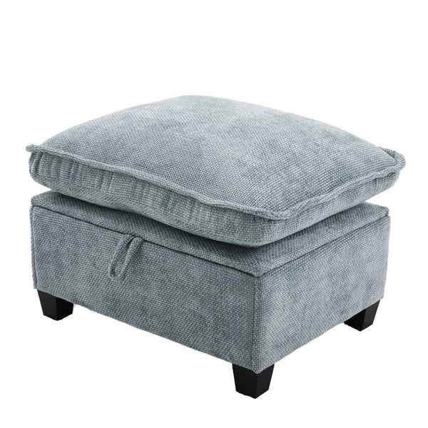 English Elm United We Win 106" U-Shaped Sectional Sofa With Ottoman, Usb Ports & Dual Side Pockets For Comfort W1568S00230-GIGA