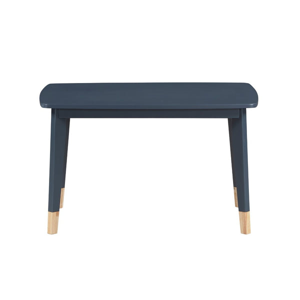 English Elm Navy Wood Frame Kids Activity Table Set Seats Four for Playroom or Homework Space B011P462894