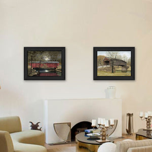 English Elm Trendy Decor 4u Bridges Billy Jacobs Farmhouse Framed Art Ready to Hang Print B06786787