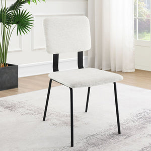 English Elm Darby Pu Leather Dining Side Chairs Set of 2 with Chrome Frame Modern Kitchen B062P440462