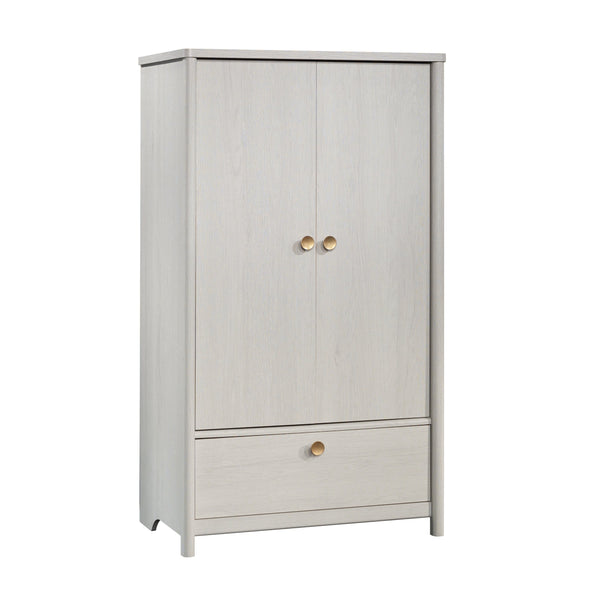 English Elm Armoire, Sleek White Finish With Ample Storage – Perfect For Narrow Spaces In Entryways & Guest Rooms B356P402692