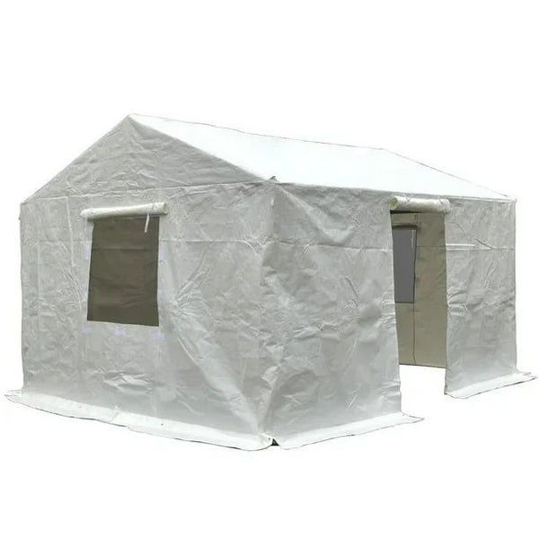 English Elm 12'X14' Gazebo Cover - All-Season Waterproof Hardtop Enclosure With Sidewalls, Mesh Windows & Easy Access W1859P227828