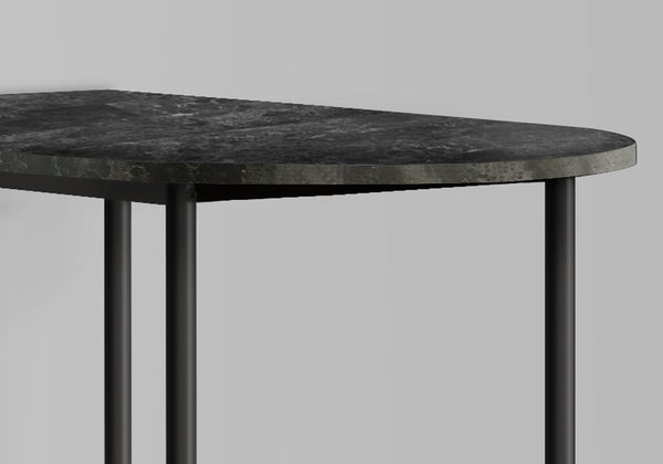 English Elm Home Bar Table - Modern Grey Marble Laminate Pub Table, Compact Design For Small Spaces & Dining B2710P219006