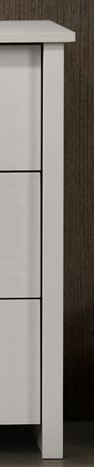 English Elm Celeste 57"W Modern 6-Drawer Dresser With Polished Silver Handles For Chic Bedroom Storage Solutions B061P360299