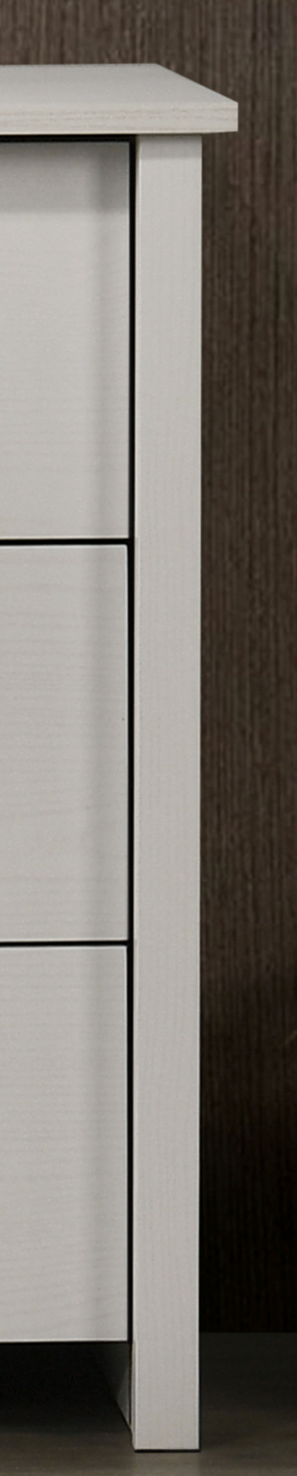 English Elm Celeste 57"W Modern 6-Drawer Dresser With Polished Silver Handles For Chic Bedroom Storage Solutions B061P360299