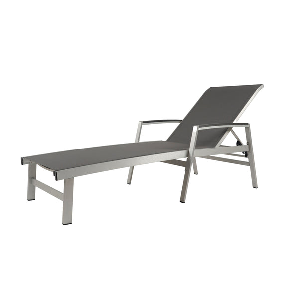 English Elm Christopher Knight Home® - OAXTON Chaise Lounge Set with Rust-Resistant Aluminum Frame, Breathable Mesh Seating & 5-Position Recline PMID: Gray N775P210066G