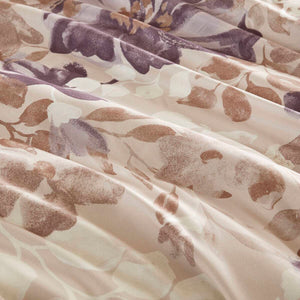 English Elm Floral Comforter Set - Elegant Taupe Design With Hypoallergenic Sheets For Cal King Beds, Complete Set B035P266692