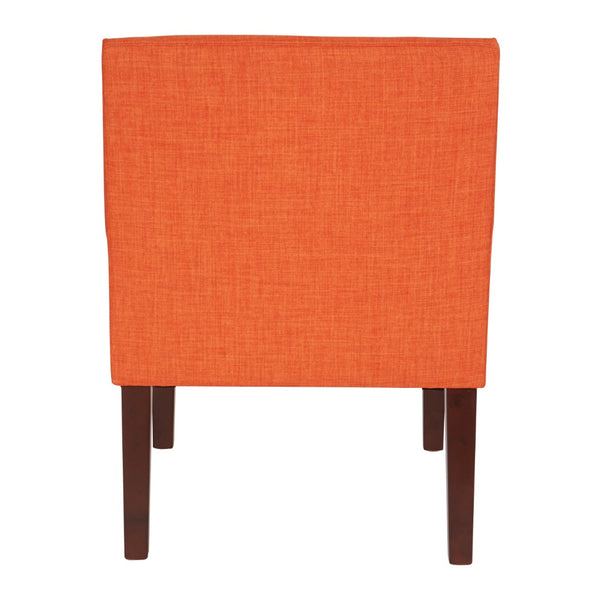 OSP Home Furnishings Main Street Guest Chair Tangerine