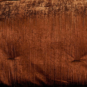 English Elm Turin Luxe 7-Piece Comforter Set King with Crinkle Velvet Texture, Bed Skirt, Shams & Pillows Spice B340P341996