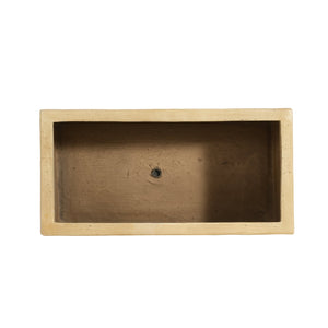 English Elm Christopher Knight Home® - Mgo Handmade Rectangle Planter Box – Lightweight Travertine Beige, Perfect For Indoor & Outdoor Use N772P277549A