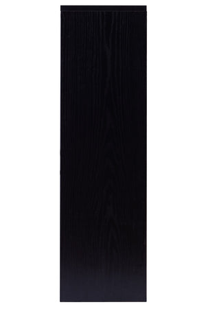 English Elm 47in Modern Wood Console Table Black+Natural — Two-Tone Entryway Sofa Table, Durable Rustic Style W3123P333722