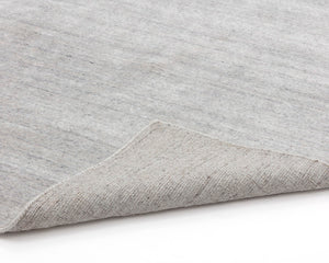 Sunpan ALASKA Hand-Loomed Rug - Artisan Crafted Wool-Blend, Unique Character, Soft Comfort for Any Space Grey 106236