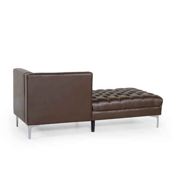 English Elm Chaise Lounge Upholstered Single Seat Reclining Chair for Living Room or Bedroom 70477.00
