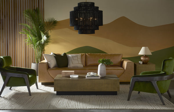 Sunpan Dira Table Lamp - Stylish Beige Wood Base, Elegant Design for Home Decor, Perfect Lighting Accent Natural