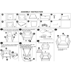 English Elm Modern Chenille Oversized Armchair - Plush Accent Chair For Living Room, Bedroom, Or Study Comfort W2997P236309