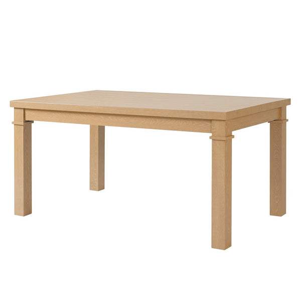 English Elm 6-piece Rectangular Dining Set with Wood Grain Table Four Upholstered Chairs and Bench Natural N752S000012N