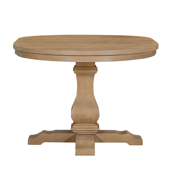 English Elm Christopher Knight Home® - Oval Extendable Dining Table - Rustic Charm In Light Natural Finish, Perfect For Home Gatherings N771P355872A_N771P355873A