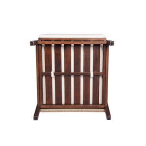 English Elm Christopher Knight Home® - 28" Outdoor Lounge Chair With Woven Backrest, Solid Wood Frame, Plush Cushions For Elegant Relaxation N767P255015D
