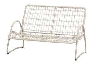English Elm Premium Pe Rattan Two Seat Patio Chair with Iron Frame and Weather Resistant Cushion W3990P462708