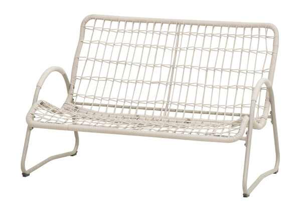 English Elm Premium Pe Rattan Two Seat Patio Chair with Iron Frame and Weather Resistant Cushion W3990P462708