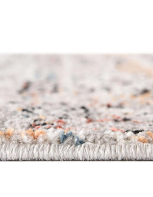 Unique Loom Aramis Tal Machine Made Tribal Rug Multi, Black/Blue/Orange/Rust Red/Ivory 9' 0" x 12' 2"