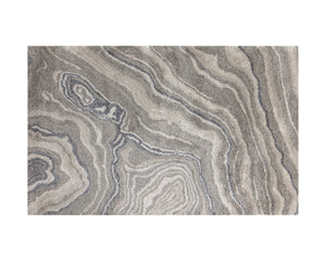 Sunpan Loretto Hand-Tufted Wool-Blend Rug with Unique Geode Patterns by Skilled Indian Artisans - Elegant Home Decor 5' X 8'